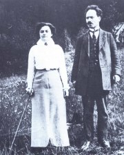 Karl e  Sonia l Liebknecht em 1913