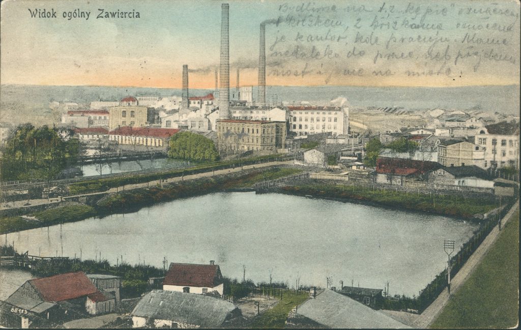 Cartão postal de Zawiercie